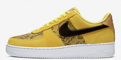 Keren Nih, Nike Air Force 1 Low 'Snakeskin' Warna Kuning thumbnail